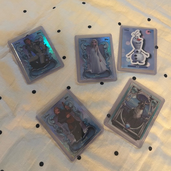 Disney Other - Disney Topps Wonder 2025 Elsa Character Card with Blue Accents - Cards set of 6